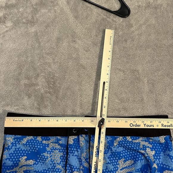 Pelagic Hydro Lite Board Shorts Mens 38 Blue Camo Fishing Swim Trunks - Picture 9 of 9